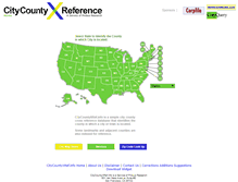 Tablet Screenshot of citycountycrossreference.info